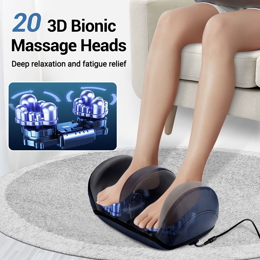 RevivaMax Shiatsu Heated Foot & Calf Massager